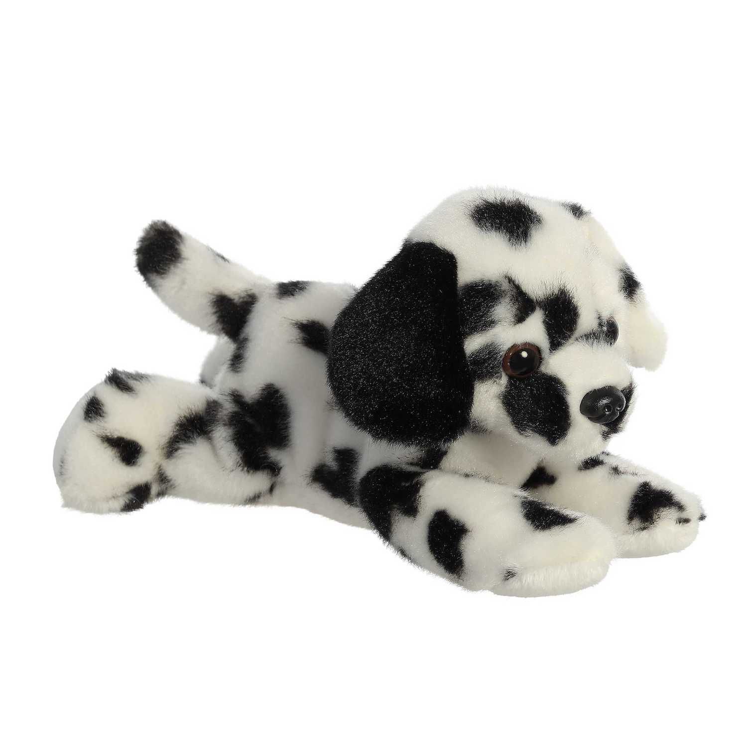 Детские мягкие игрушки Aurora Small White Mini Flopsie 8" Dipper Dalmatian Adorable Stuffed Animal