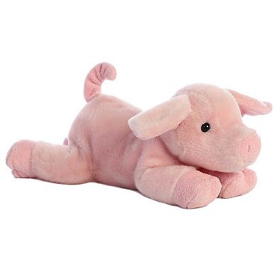 Aurora Medium Pink Flopsie 12" Pickles Piglet Adorable Stuffed Animal