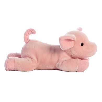 Aurora Medium Pink Flopsie 12" Pickles Piglet Adorable Stuffed Animal