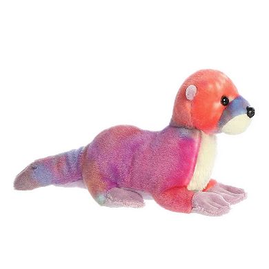 Aurora Small Purple Mini Flopsie 8" Rainbow River Otter Adorable Stuffed Animal