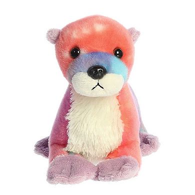 Aurora Small Purple Mini Flopsie 8" Rainbow River Otter Adorable Stuffed Animal