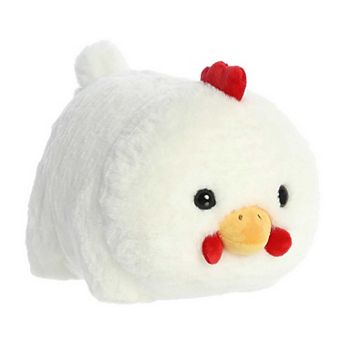 Aurora Medium White Spudsters 10" Claire Chicken Adorable Stuffed Animal