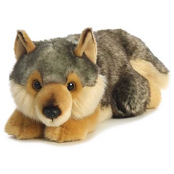 Aurora Medium Gray Miyoni 11" Wolf Adorable Stuffed Animal
