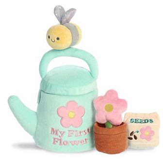 Ebba Small Multicolor Baby Talk 7" My First Flower Engaging Baby Stuffed Animal