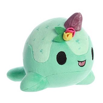 Aurora Small Green Tasty Peach 7" Tulip Nomwhal Enchanting Stuffed Animal