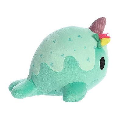 Aurora Small Green Tasty Peach 7" Tulip Nomwhal Enchanting Stuffed Animal