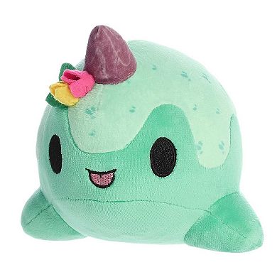 Aurora Small Green Tasty Peach 7" Tulip Nomwhal Enchanting Stuffed Animal