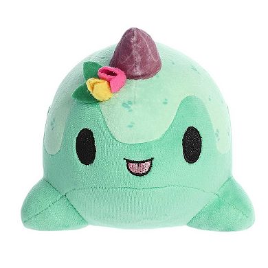 Aurora Small Green Tasty Peach 7" Tulip Nomwhal Enchanting Stuffed Animal