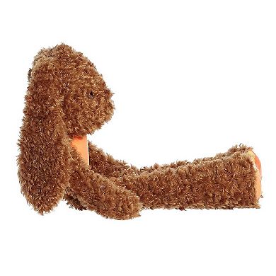 Aurora Large Brown Spring 14" Retro Bunny Vibrant Stuffed Animal