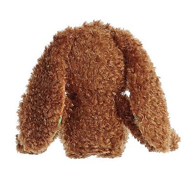 Aurora Large Brown Spring 14" Retro Bunny Vibrant Stuffed Animal
