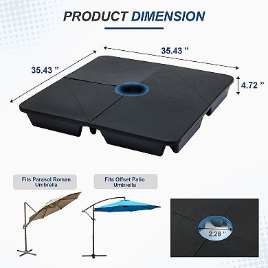 Aoodor Plastic Umbrella Base