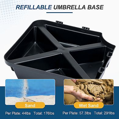 Aoodor Plastic Umbrella Base