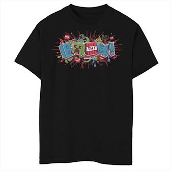 Boys Minecraft Creeper Boom Graphic Tee