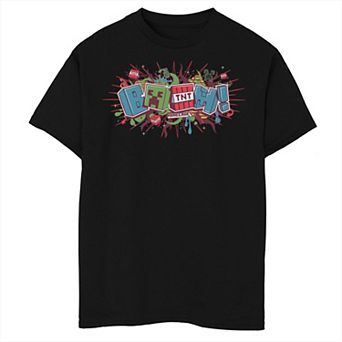 Boys Minecraft Creeper Boom Graphic Tee