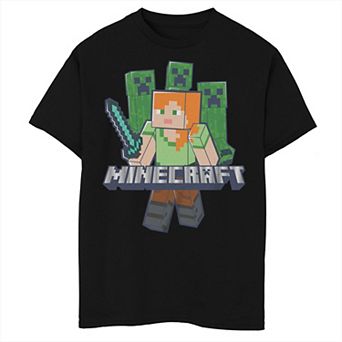 Boys Minecraft Alex Adventure Graphic Tee