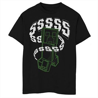 Boys Minecraft Creeper Sounds Graphic Tee