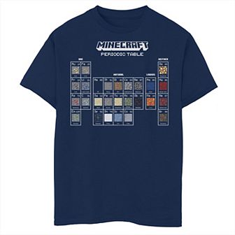 Boys Minecraft Periodic Table Graphic Tee