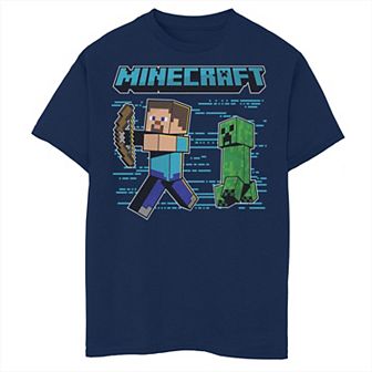 Boys Minecraft Steve Archer Graphic Tee