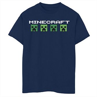 Boys Minecraft Four Creepers Graphic Tee