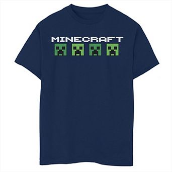 Boys Minecraft Four Creepers Graphic Tee