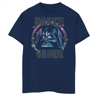 Boys Husky Star Wars Retro Darth Vader Graphic Tee