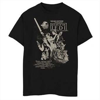 Boys Star Wars Return Of The Jedi Husky Graphic Tee