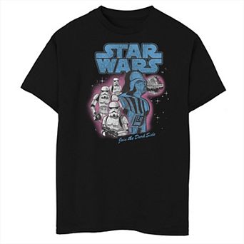 Boys Husky Star Wars Join The Dark Side Graphic Tee