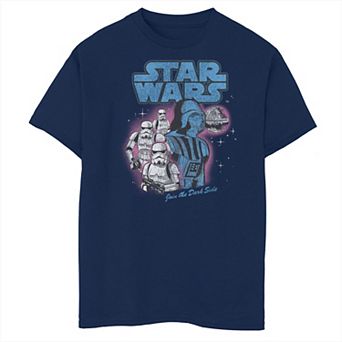 Boys Husky Star Wars Join The Dark Side Graphic Tee