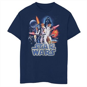 Boys Husky Star Wars Fight Poster Graphic Tee