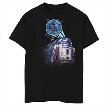 Boys Star Wars R2-D2 Portrait Husky Graphic Tee