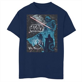 Boys Star Wars Darth Vader Fight Husky Graphic Tee