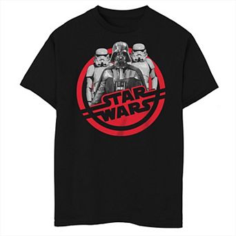 Boys Star Wars Darth Vader Stamp Husky Graphic Tee