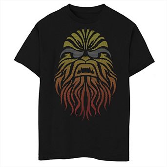 Boys Star Wars Chewbacca Line Art Husky Graphic Tee