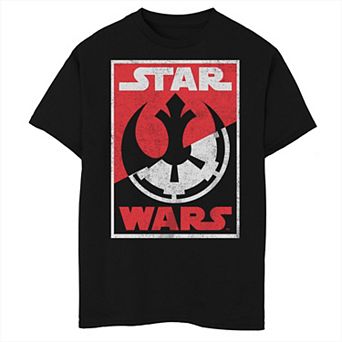 Boys Star Wars Rebel Poster Husky Graphic Tee