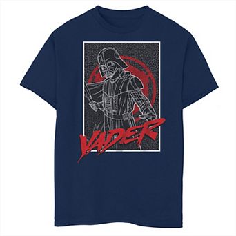Boys Star Wars Vader Poster Husky Graphic Tee