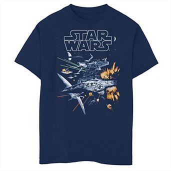 Boys Star Wars Blown Destroyer Husky Graphic Tee