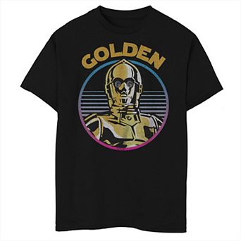 Boys Star Wars C-3PO Golden Husky Graphic Tee