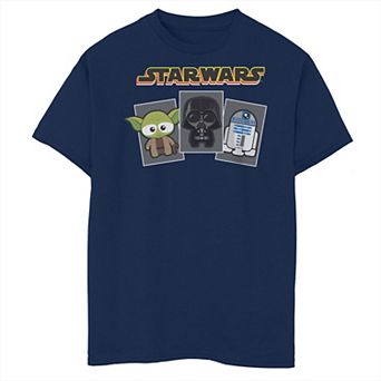 Boys Star Wars Kawaii Characters Husky Graphic Tee
