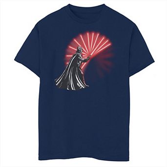 Boys Star Wars Darth Vader Saber Spin Husky Graphic Tee