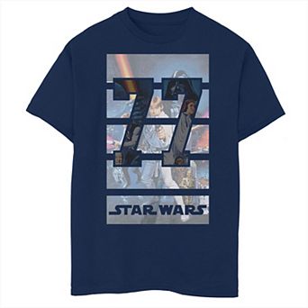 Boys Star Wars 77 Year Of The Hope Husky Graphic Tee