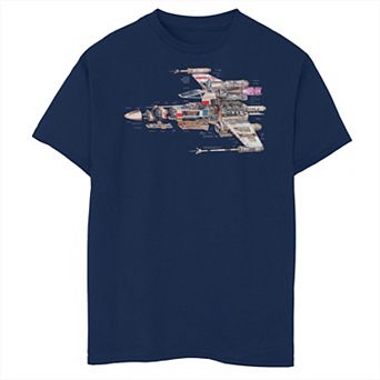 Boys Star Wars X-Wing Fighter Revealed Husky Graphic Tee