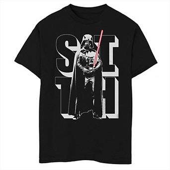 Boys Star Wars Darth Vader Sith Husky Graphic Tee