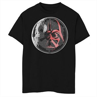 Boys Star Wars Death Star Man Husky Graphic Tee