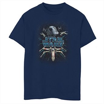 Boys 8-20 Star Wars Spaceships Race Husky Graphic Tee