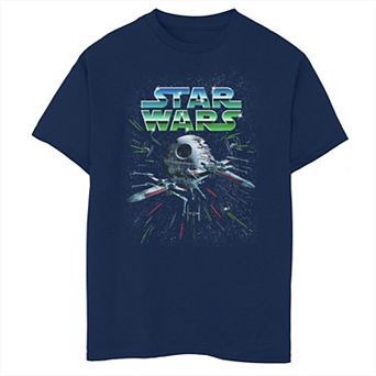 Boys 8-20 Star Wars Spaceships Battle Husky Graphic Tee