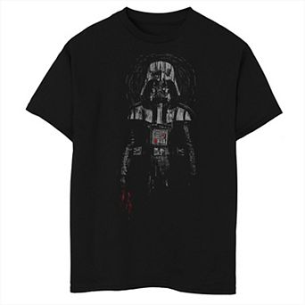 Boys Star Wars Darth Vader Pondering Husky Graphic Tee