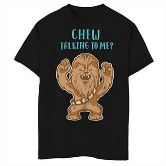 Boys Star Wars Chew Talking To Me? Husky Graphic Tee