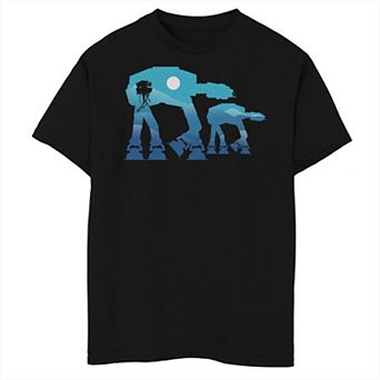 Boys Star Wars At Walkers Night Walk Husky Graphic Tee