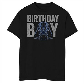 Boys Star Wars Vader Birthday Boy Husky Graphic Tee