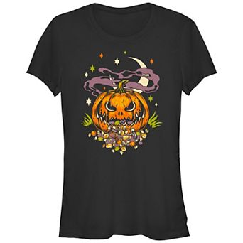 Juniors' Pumpkin Goule Graphic Tee